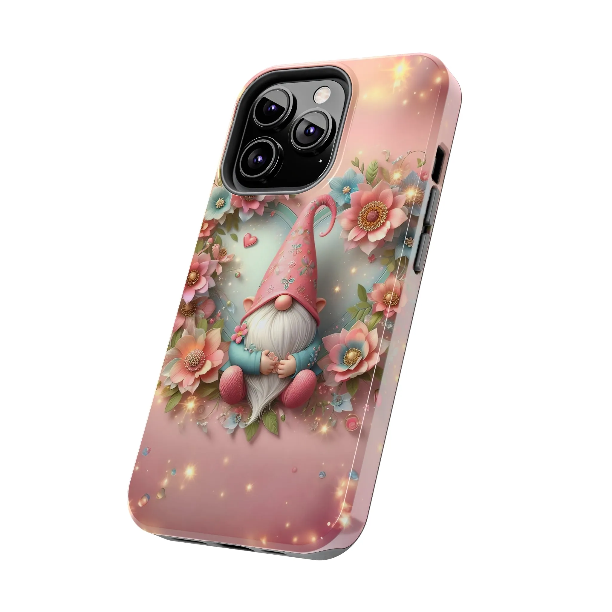 Super Cute Gnome Digital print Design Tough Phone Case compatible with a large variety of iPhone models, Gift, Phone Case