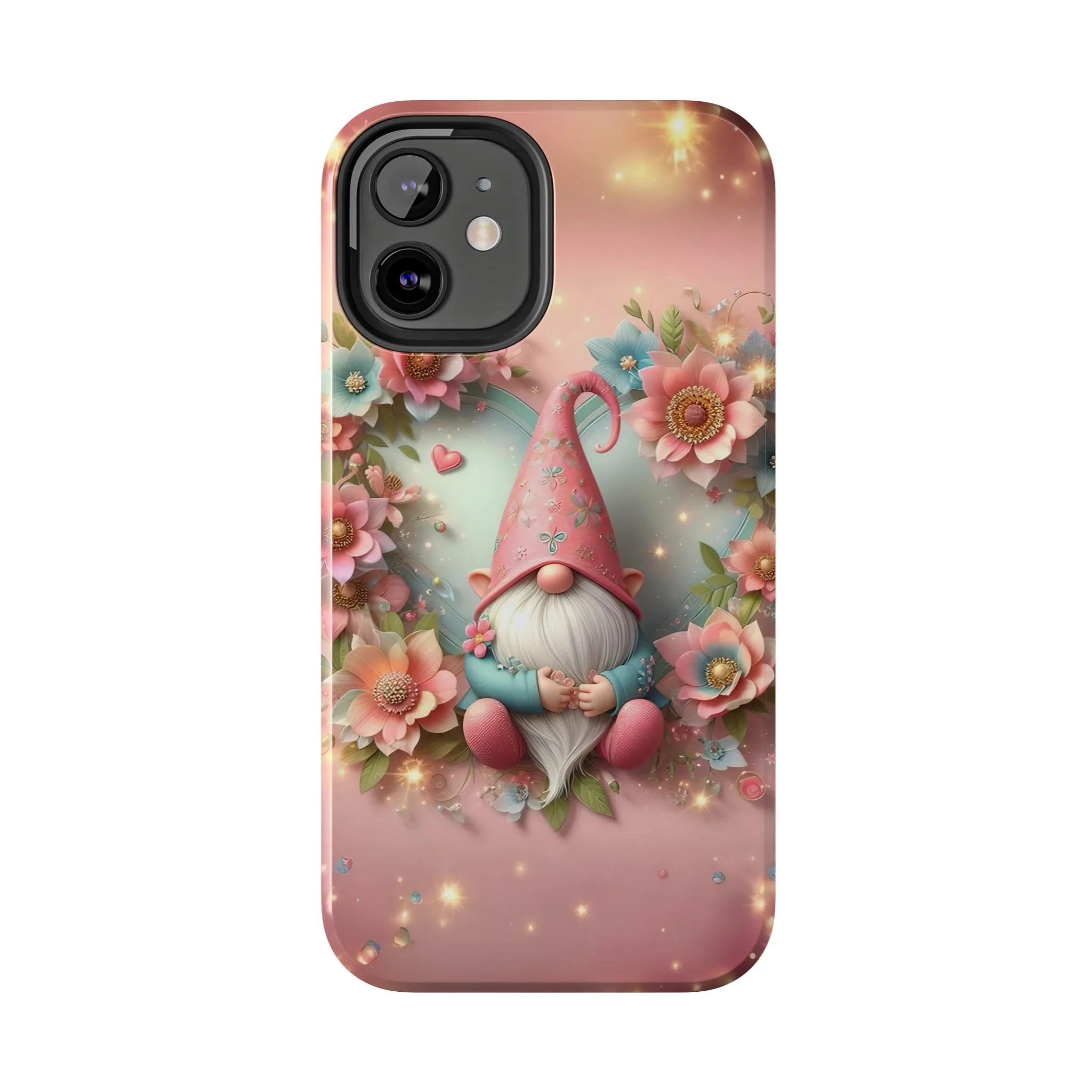 Super Cute Gnome Digital print Design Tough Phone Case compatible with a large variety of iPhone models, Gift, Phone Case