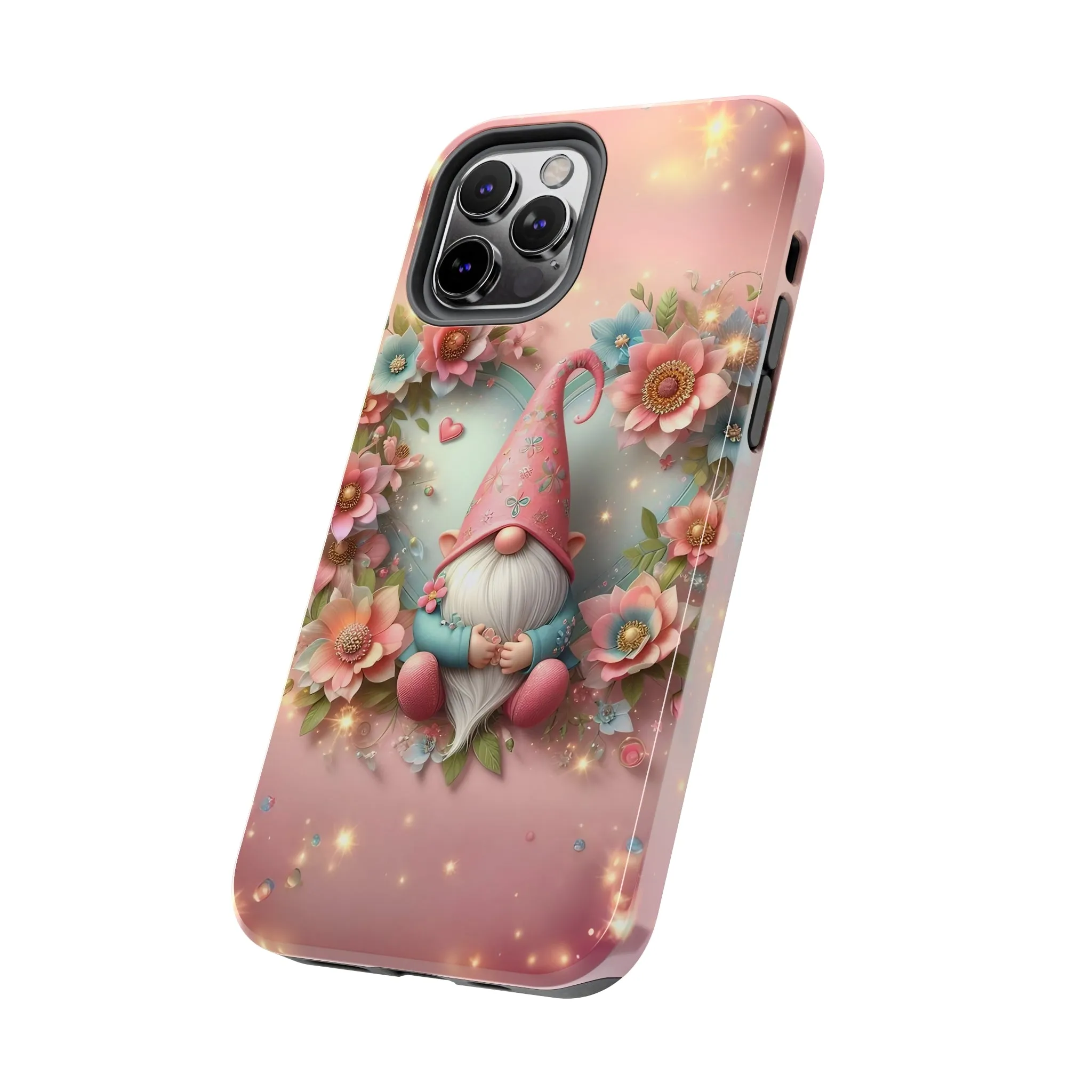 Super Cute Gnome Digital print Design Tough Phone Case compatible with a large variety of iPhone models, Gift, Phone Case