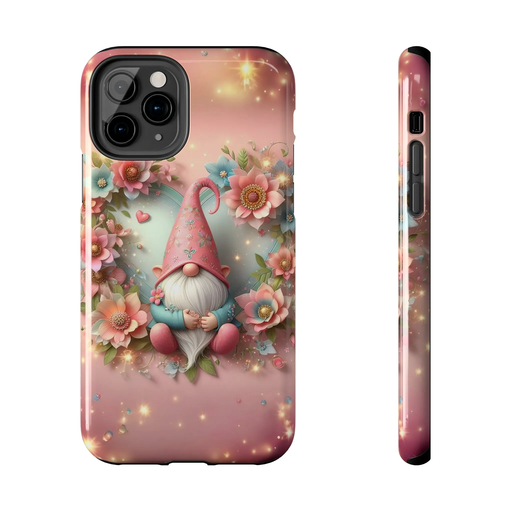 Super Cute Gnome Digital print Design Tough Phone Case compatible with a large variety of iPhone models, Gift, Phone Case