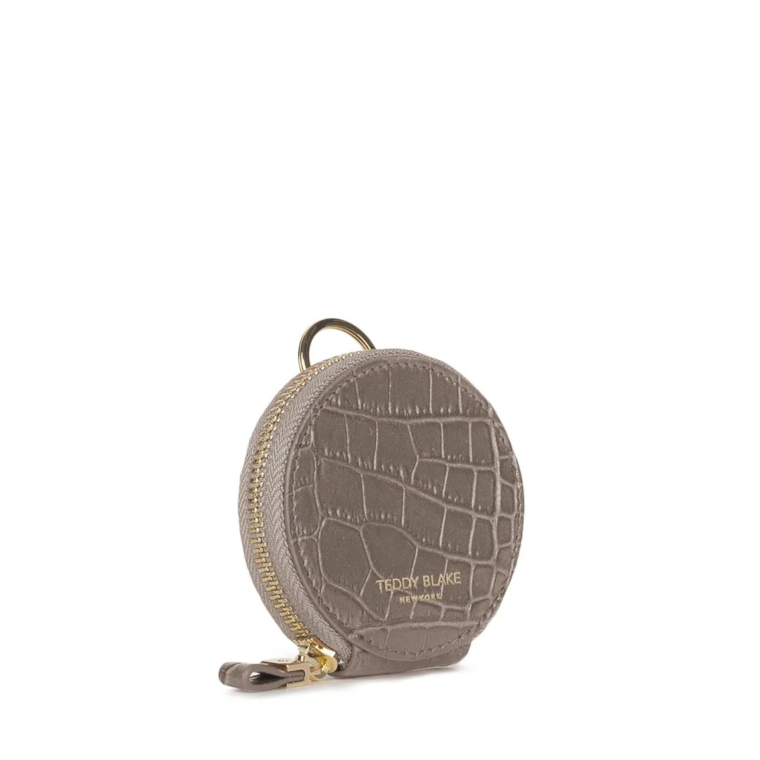 TB Coin Case Croco - Beige