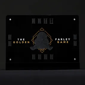 The Golden Farley Game Gold Bar Display Case