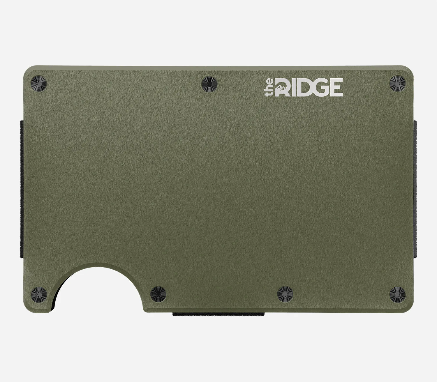 The Ridge Wallet - Aluminum - Matte Olive