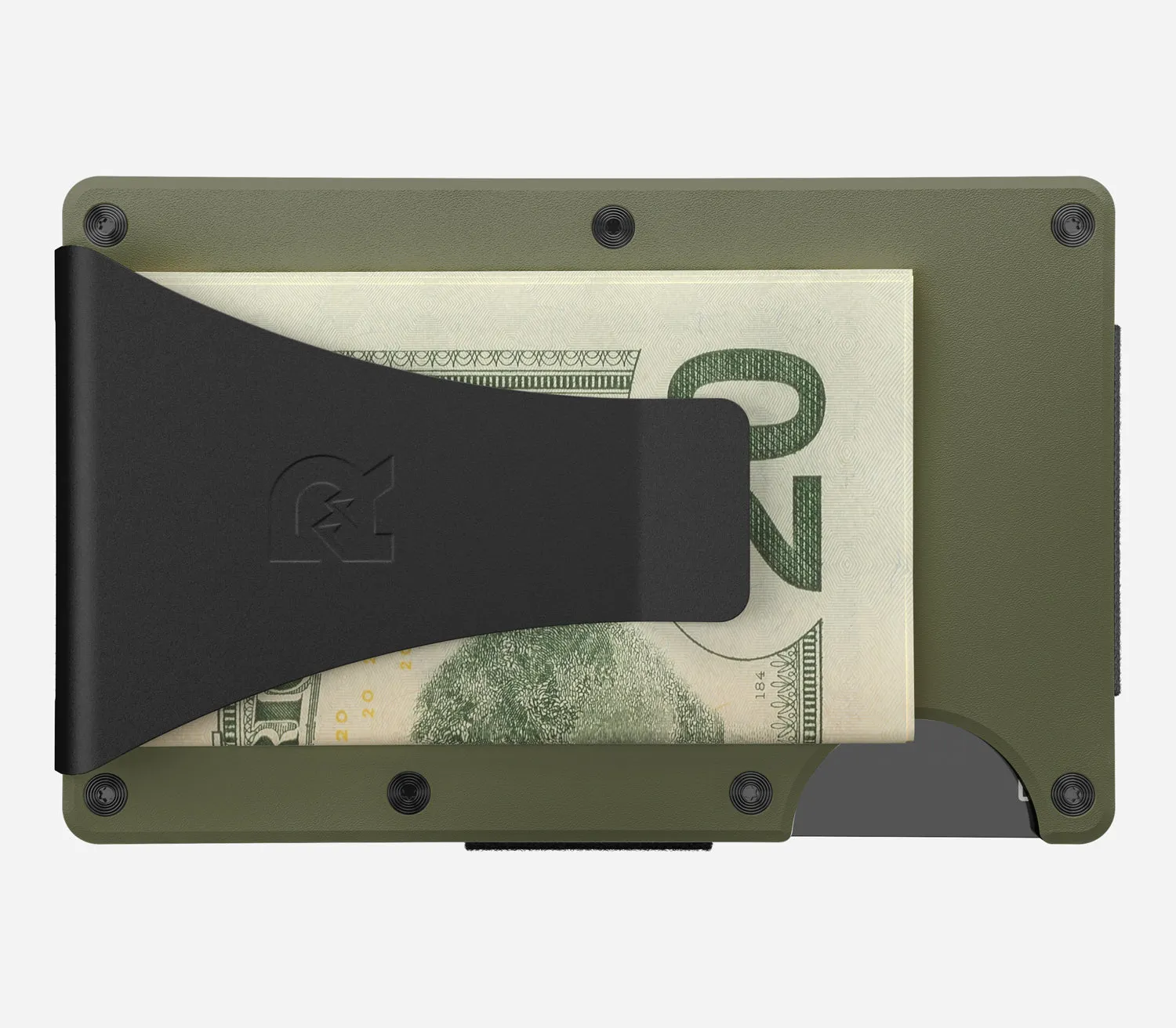 The Ridge Wallet - Aluminum - Matte Olive