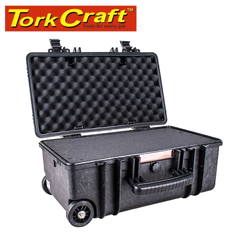 TORK CRAFT HARD CASE 570X360X265MM OD WITH FOAM BLACK WATER & DUST PROOF 512722 PLC1600