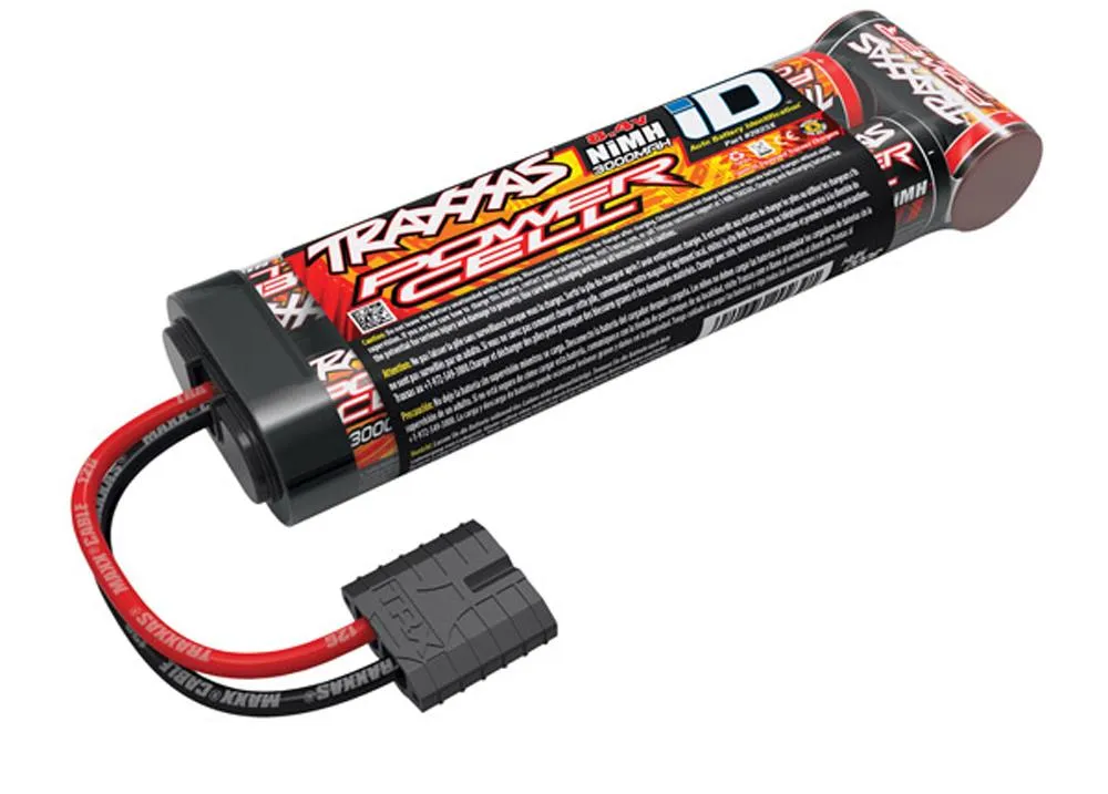 Traxxas 1/10 Slash 2WD F-150 Raptor 3000 mAh NiMH 8.4V iD Battery & 4 Amp Charger