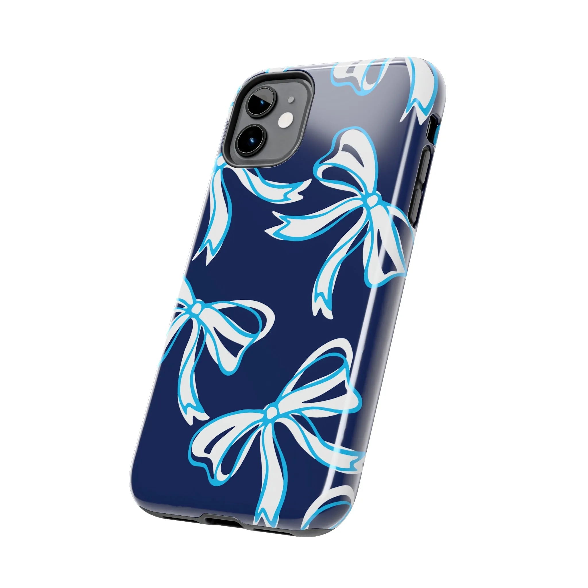 Trendy Bow Phone Case, Bed Party Bow Iphone case, Bow Phone Case, - Villanova, Wildcats, Penn State, UConn,