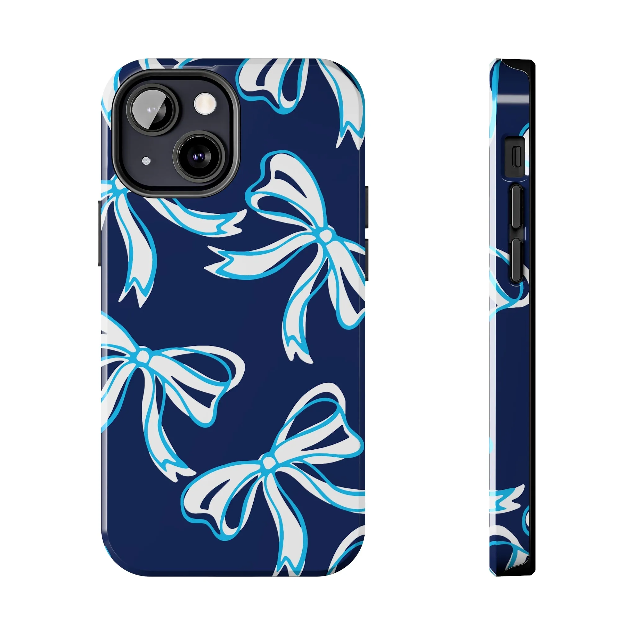 Trendy Bow Phone Case, Bed Party Bow Iphone case, Bow Phone Case, - Villanova, Wildcats, Penn State, UConn,