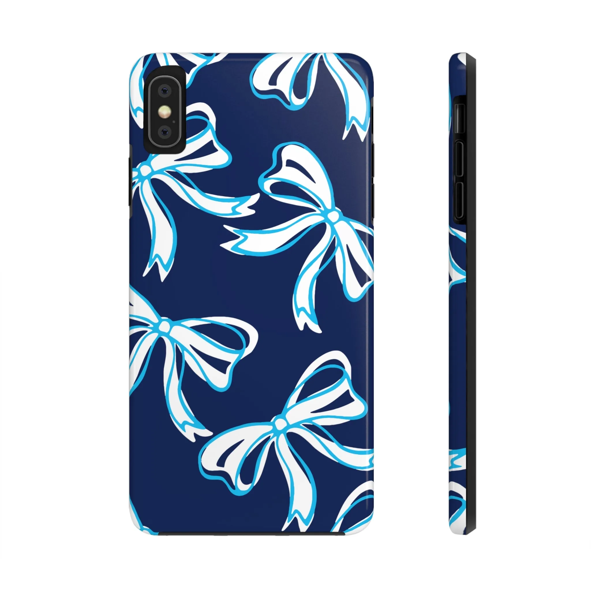 Trendy Bow Phone Case, Bed Party Bow Iphone case, Bow Phone Case, - Villanova, Wildcats, Penn State, UConn,