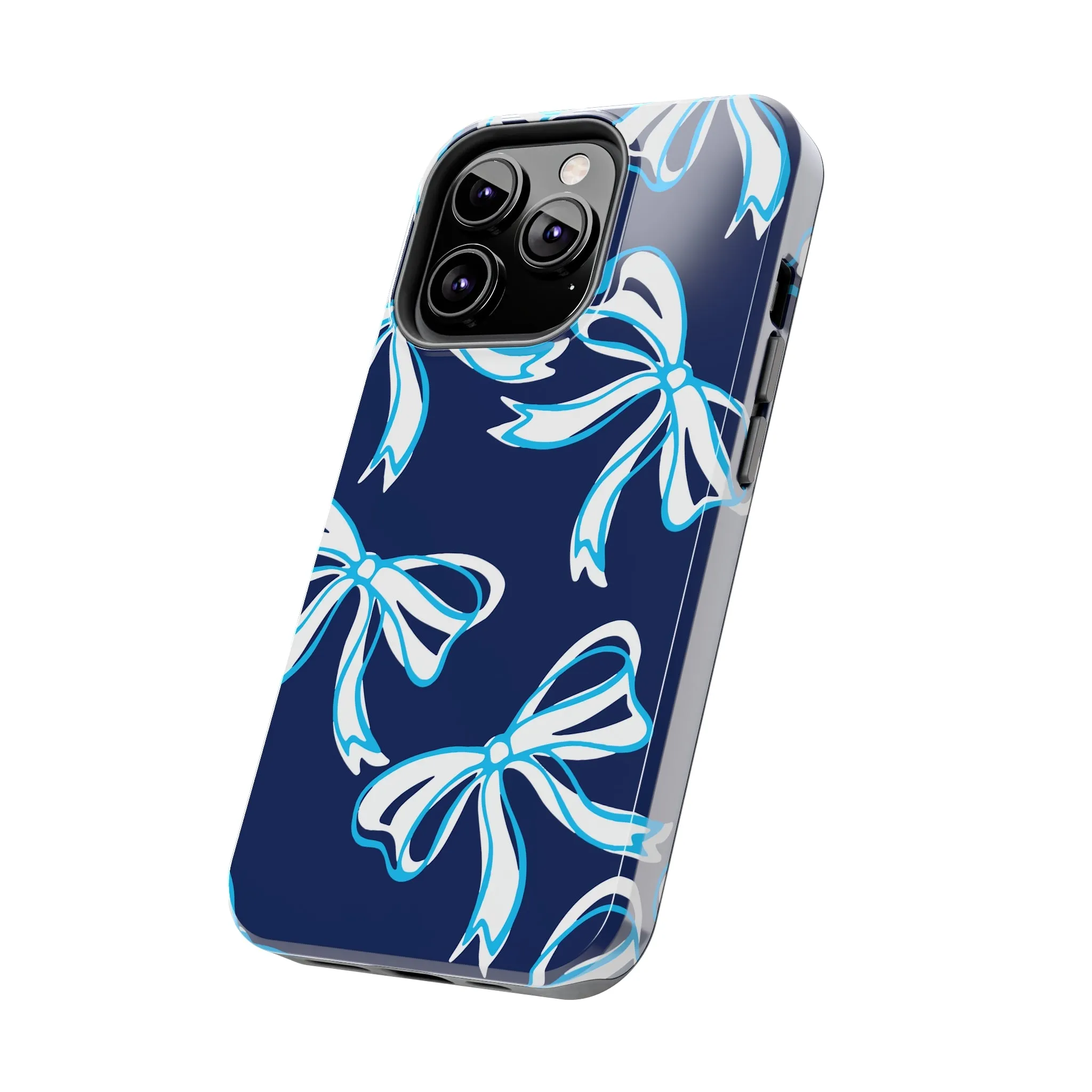 Trendy Bow Phone Case, Bed Party Bow Iphone case, Bow Phone Case, - Villanova, Wildcats, Penn State, UConn,