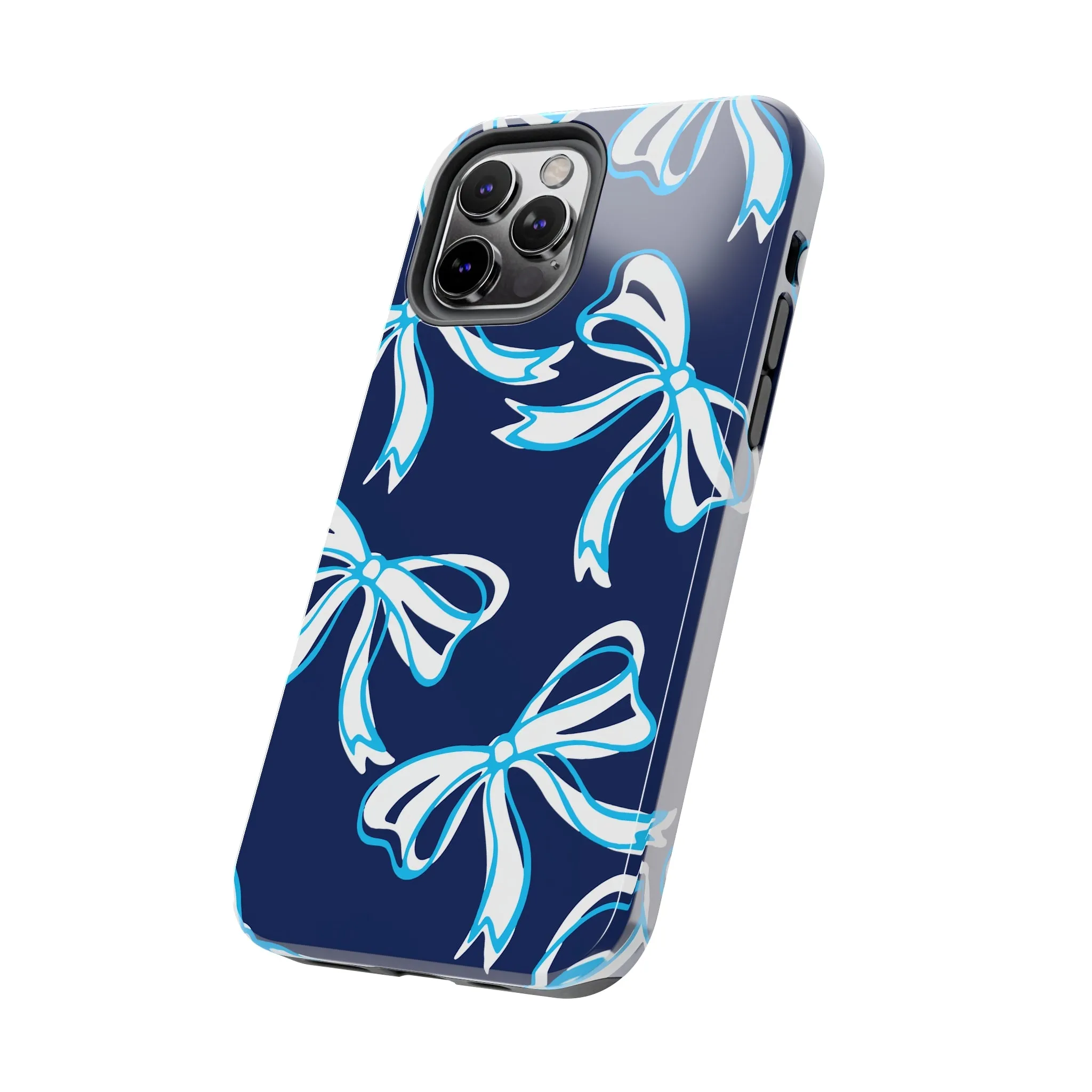 Trendy Bow Phone Case, Bed Party Bow Iphone case, Bow Phone Case, - Villanova, Wildcats, Penn State, UConn,