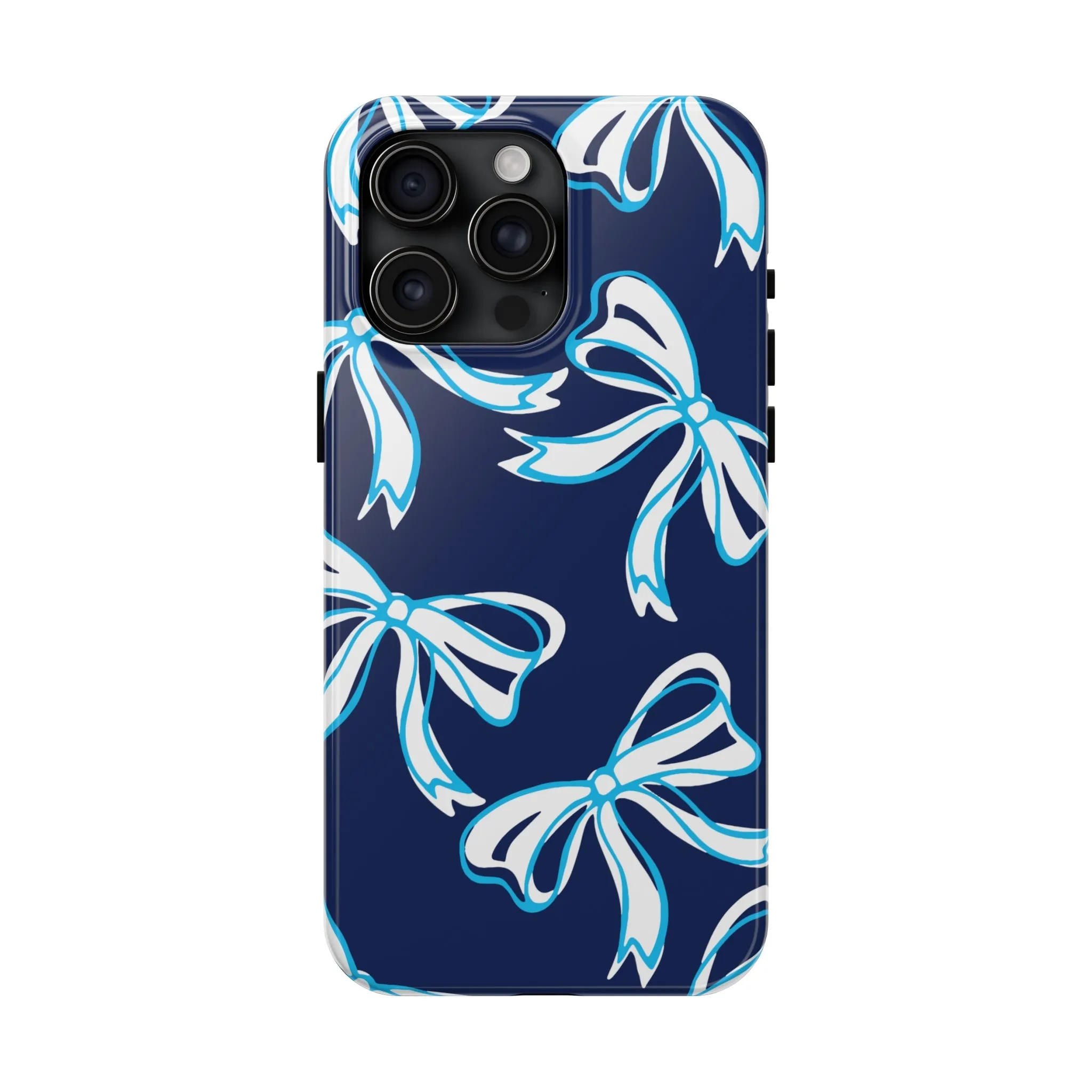 Trendy Bow Phone Case, Bed Party Bow Iphone case, Bow Phone Case, - Villanova, Wildcats, Penn State, UConn,