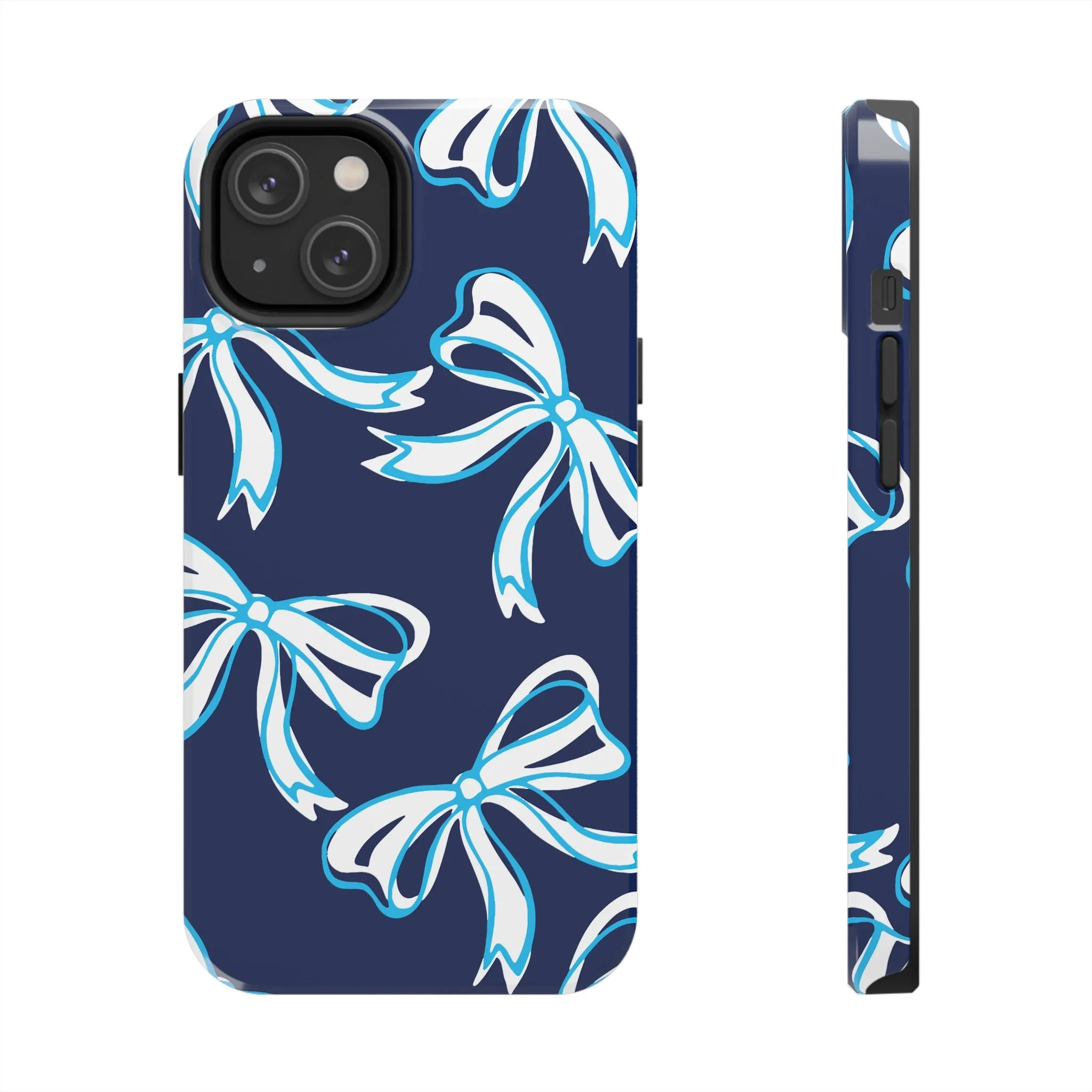 Trendy Bow Phone Case, Bed Party Bow Iphone case, Bow Phone Case, - Villanova, Wildcats, Penn State, UConn,