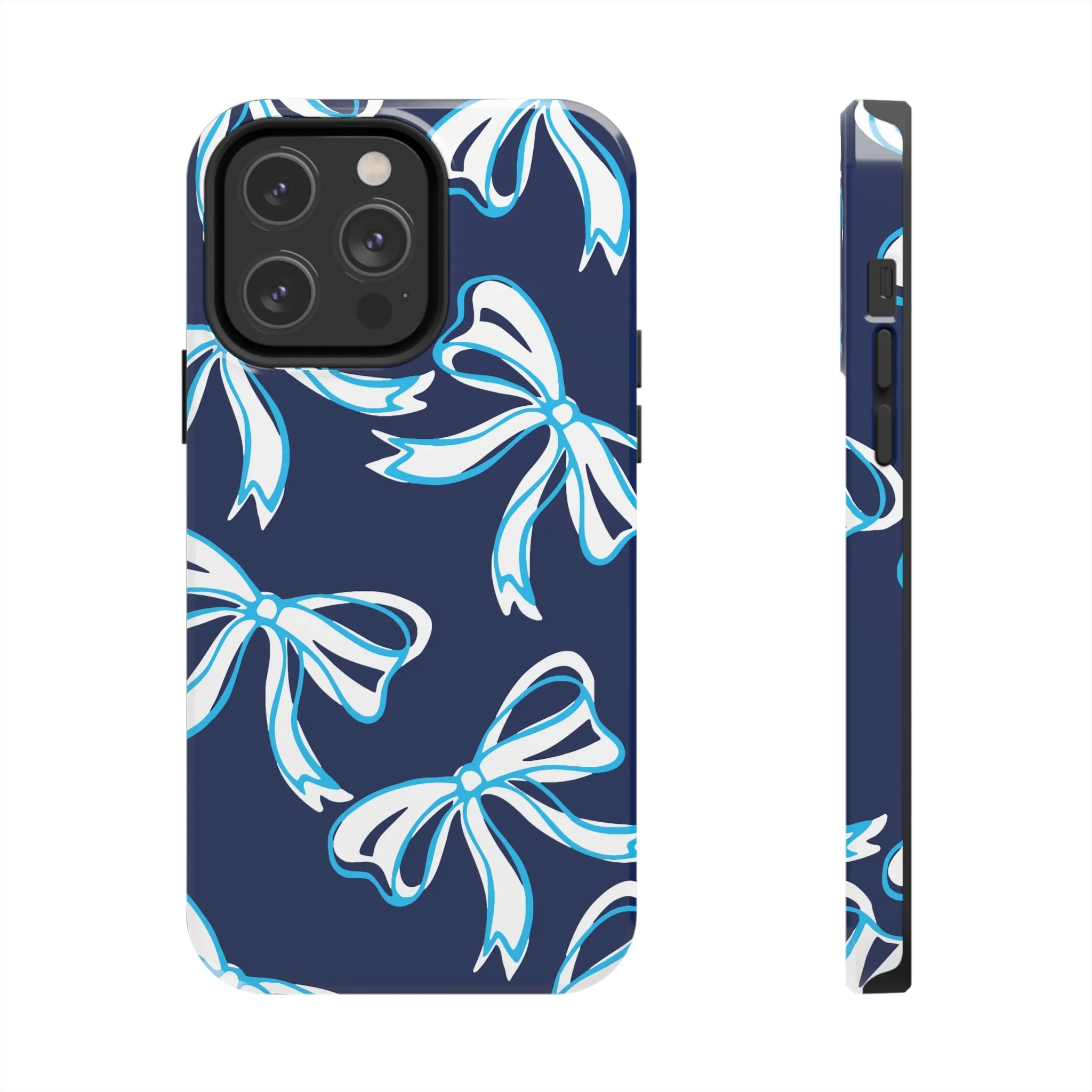 Trendy Bow Phone Case, Bed Party Bow Iphone case, Bow Phone Case, - Villanova, Wildcats, Penn State, UConn,