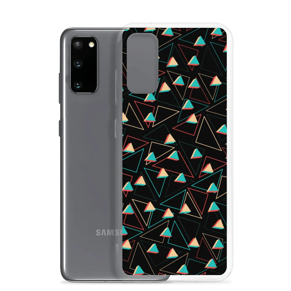 Triangular Candied Black Samsung Case