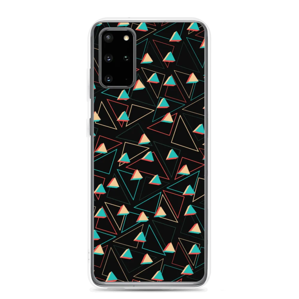 Triangular Candied Black Samsung Case