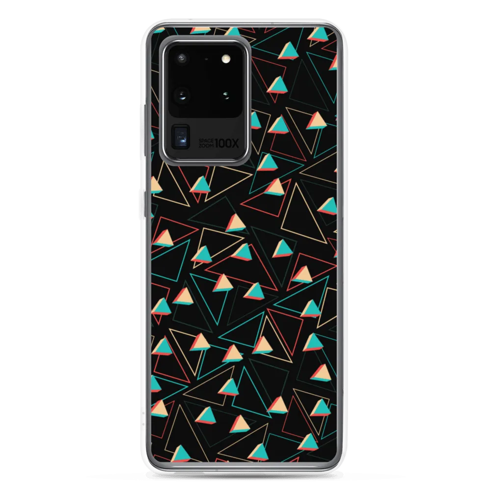 Triangular Candied Black Samsung Case