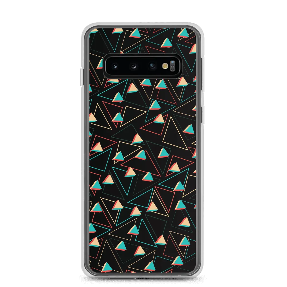 Triangular Candied Black Samsung Case