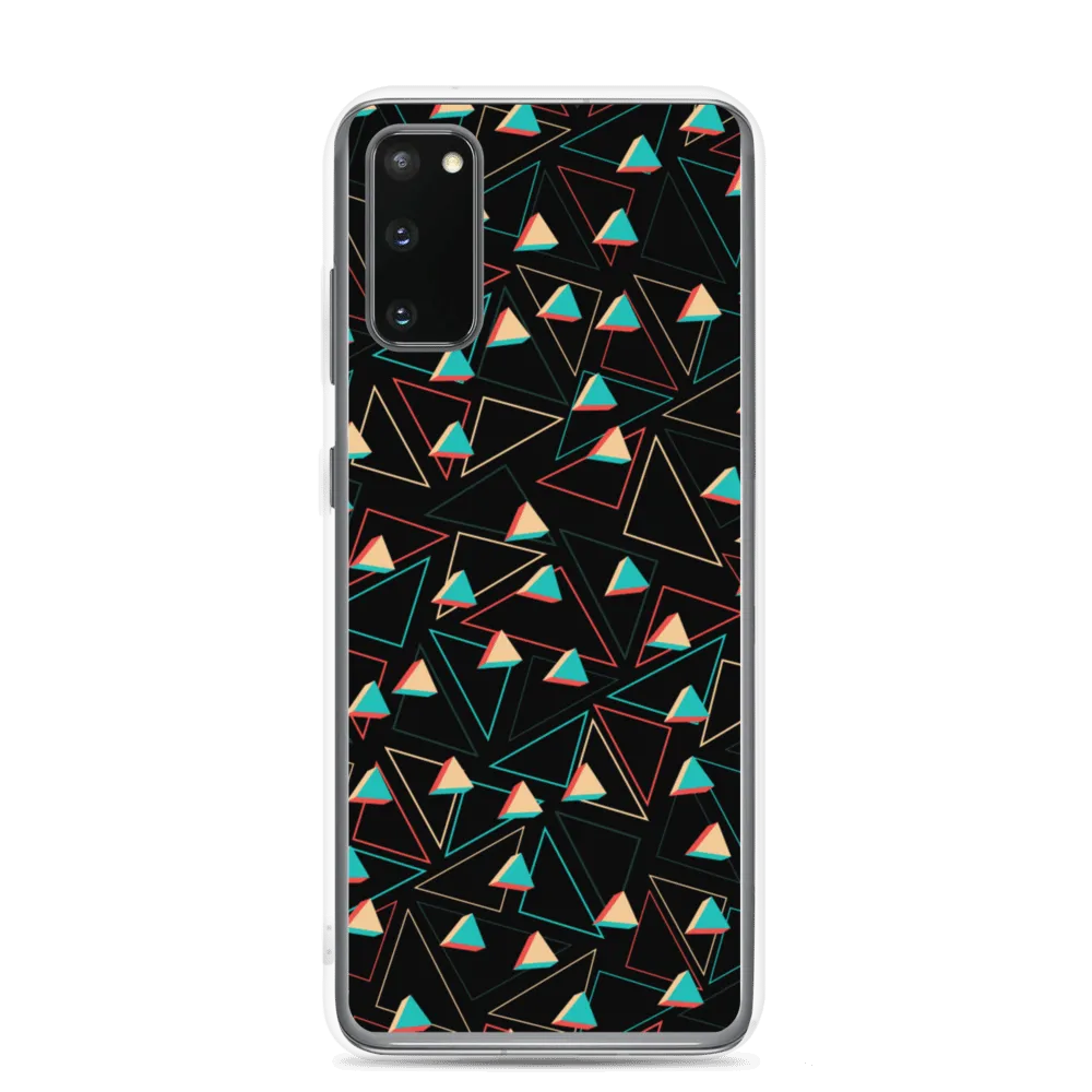 Triangular Candied Black Samsung Case