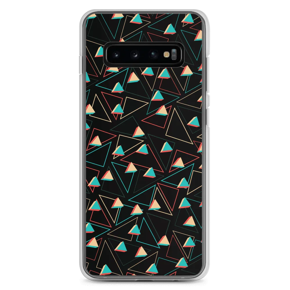 Triangular Candied Black Samsung Case