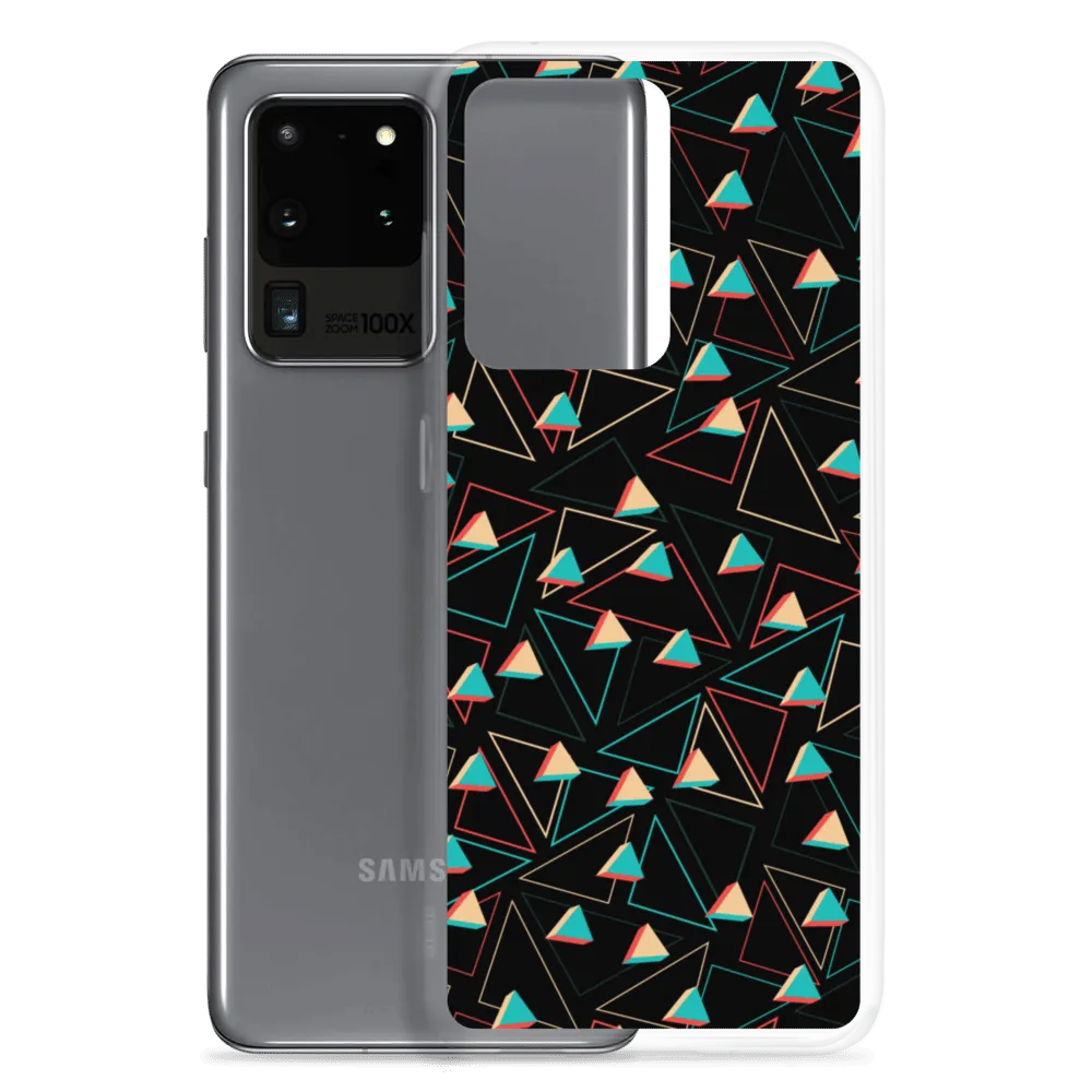 Triangular Candied Black Samsung Case