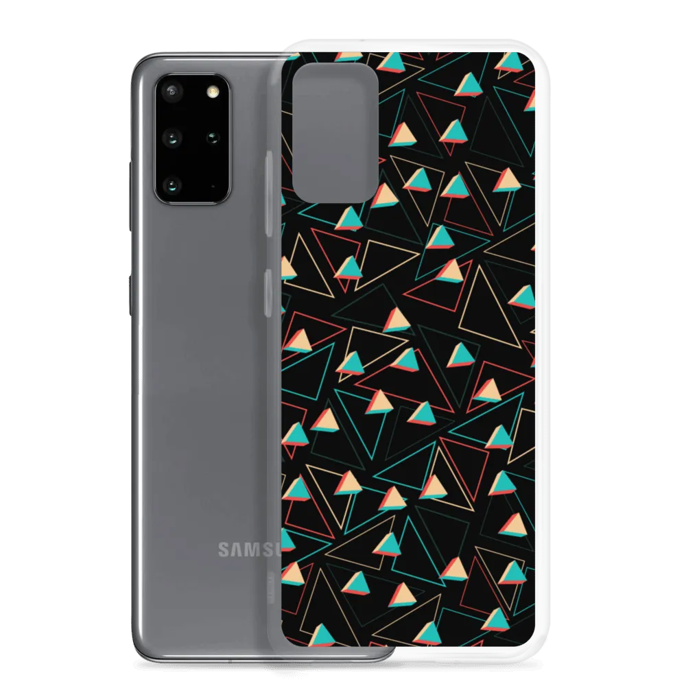 Triangular Candied Black Samsung Case