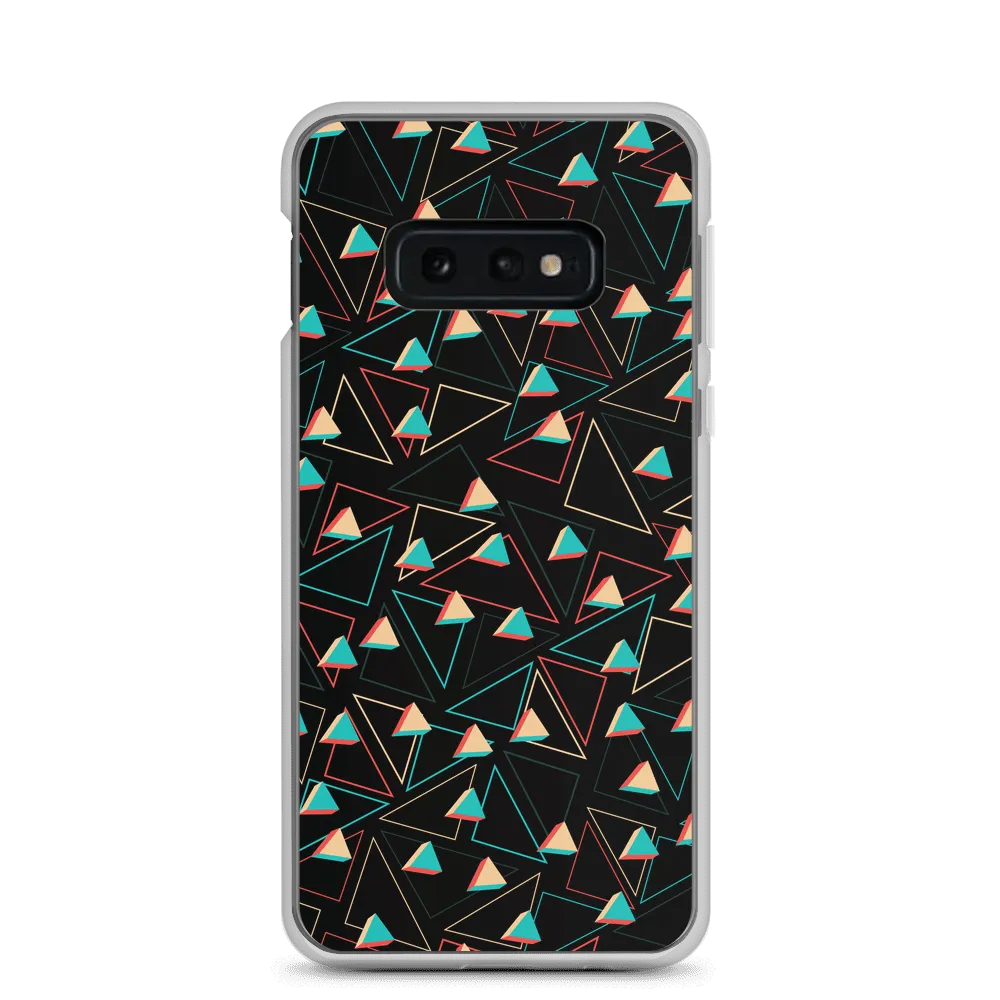 Triangular Candied Black Samsung Case