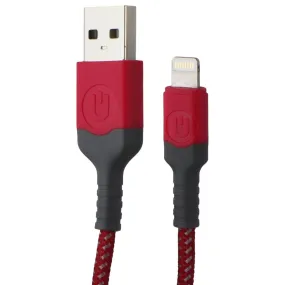 UBREAKIFIX (4-Ft) Durability Series Lightning 8-Pin to USB Cable - Red