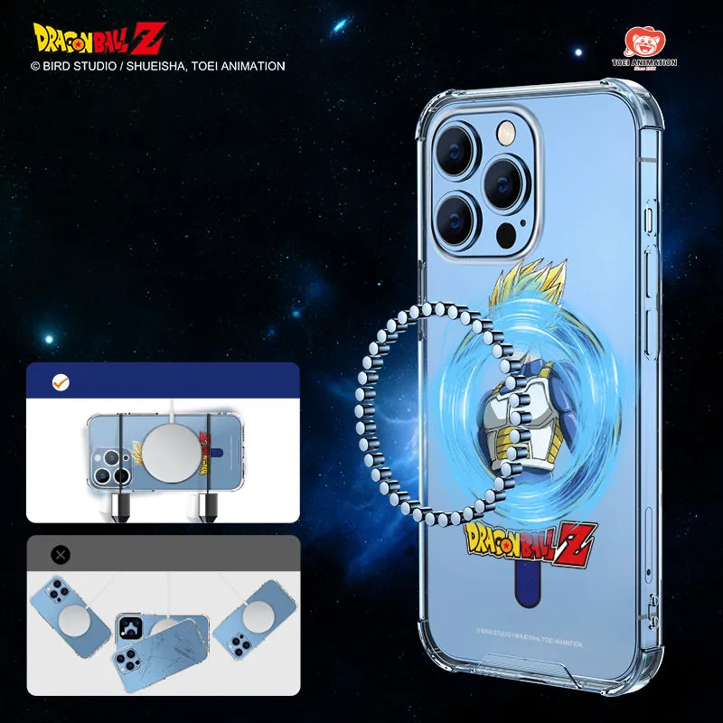 UKA Dragon Ball Z Anti-fall Clear PC TPU Magnetic MagSafe Case Cover