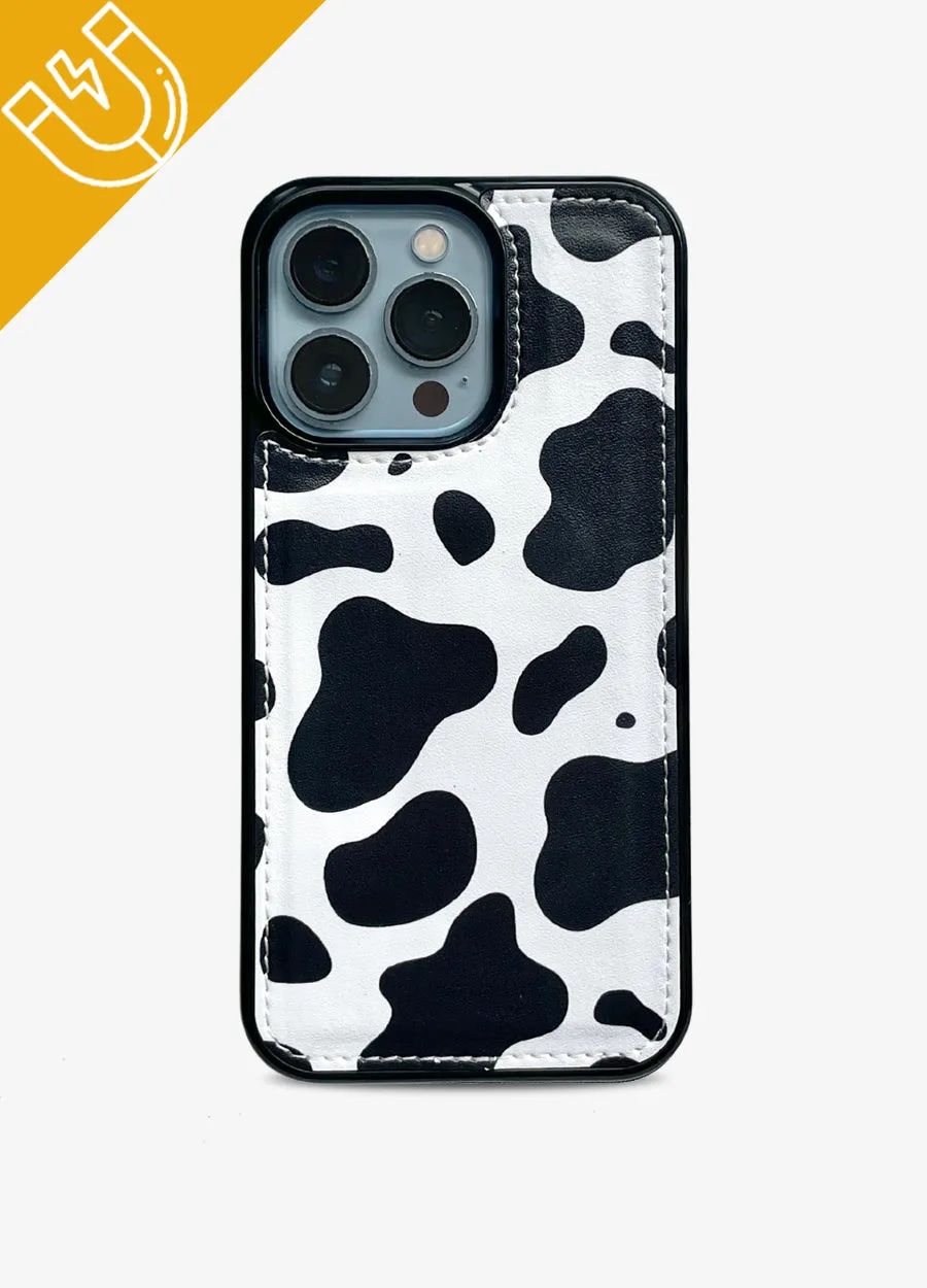 Ultimate Wristlet Phone Case in Cow Print