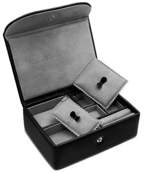 UNDERWOOD (LONDON) - Small Leather Watch & Jewelry Box | UN216/BLK