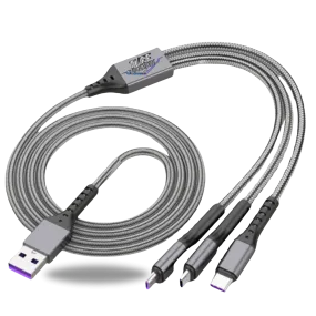 USB 3-way Charging & Data Cable (High Speed)