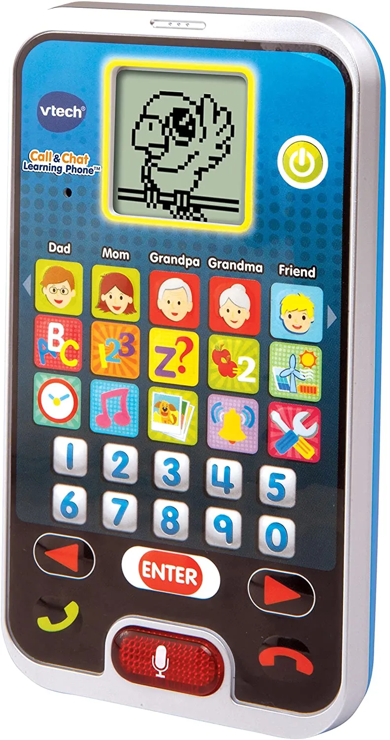 VTech Call and Chat Learning Phone - Kids Smart Phone Features 10 Realistic Phone Apps-Random Color Pick