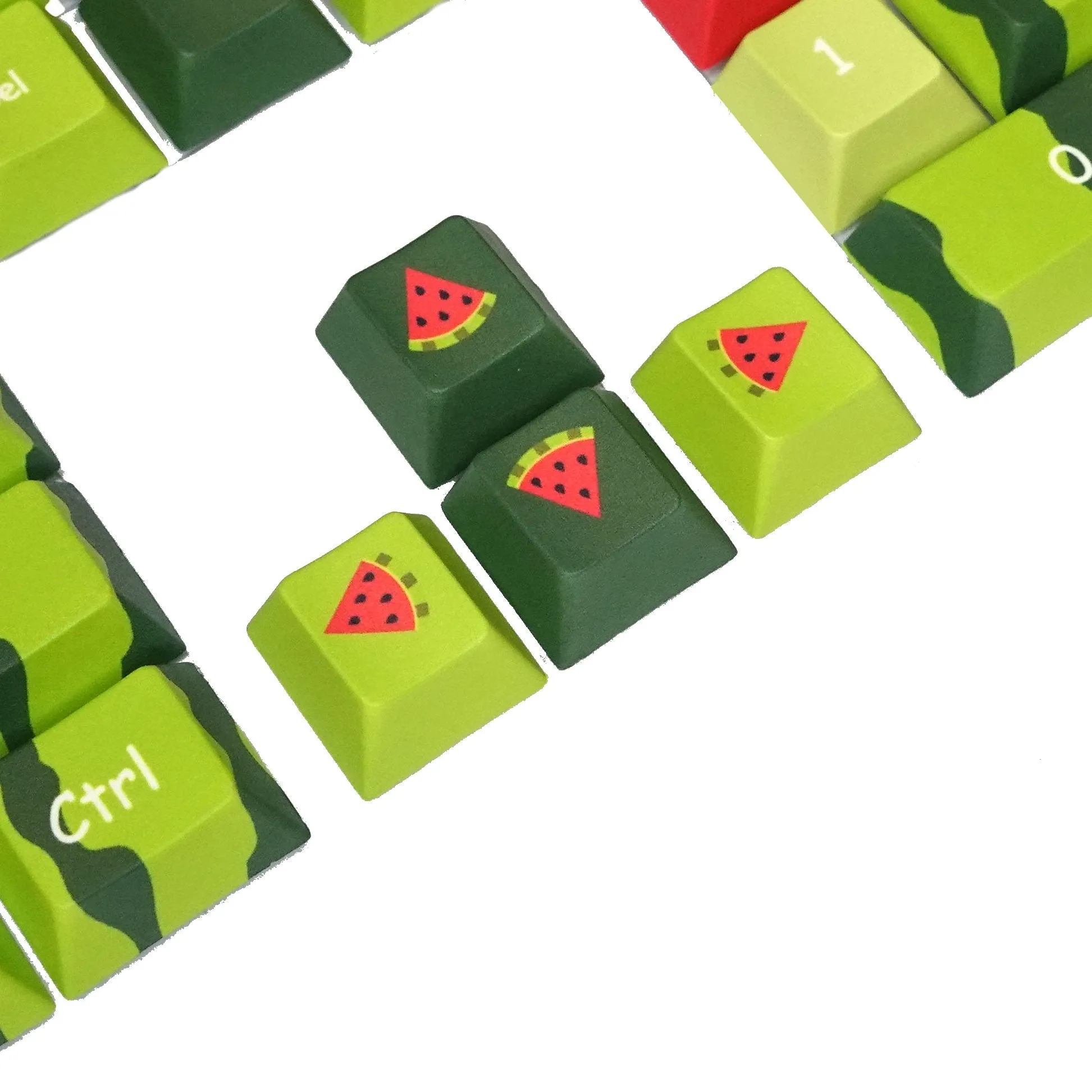 Watermelon Keycaps Set | Cute Fruits Keycap Sets Keyboard