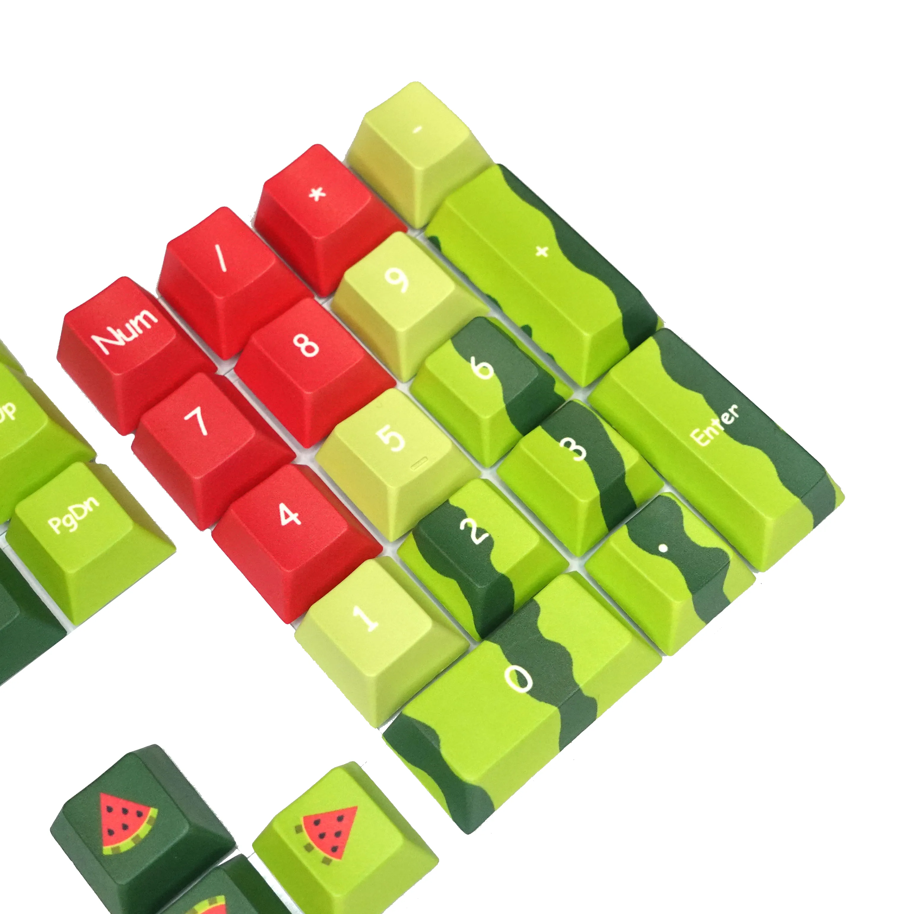 Watermelon Keycaps Set | Cute Fruits Keycap Sets Keyboard