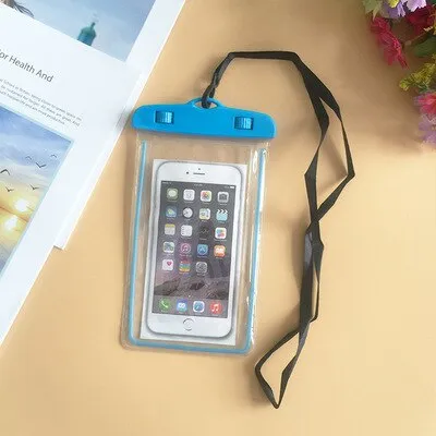 Waterproof Bag Case Universal 6.5 inch Mobile Phone Bag Swim Case Take Photo Under water For iPhone 7 Full Protection Cover Case