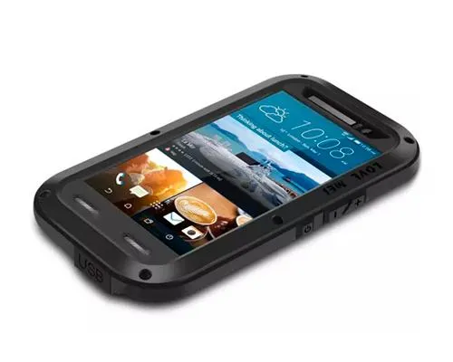 Waterproof Series HTC One M9 Metal Case - Black