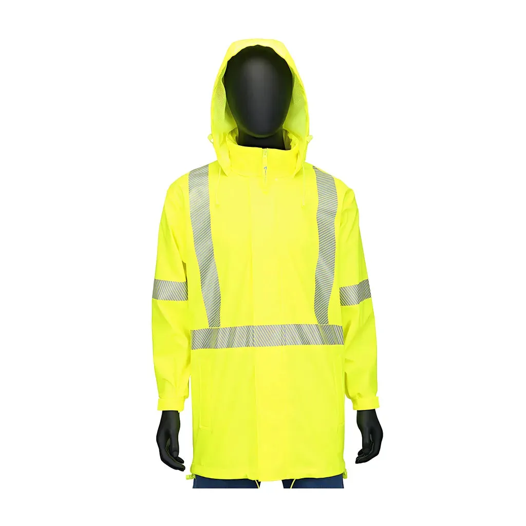 West Chester 4541J/4XL Type R Class 3 Waterproof Breathable Rain Jacket