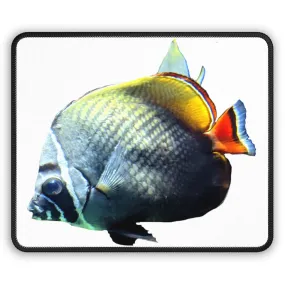 White Black Fish Gaming Mouse Pad