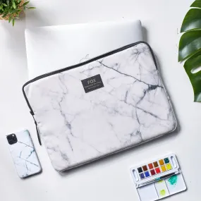 WhiteMarble Laptop Case