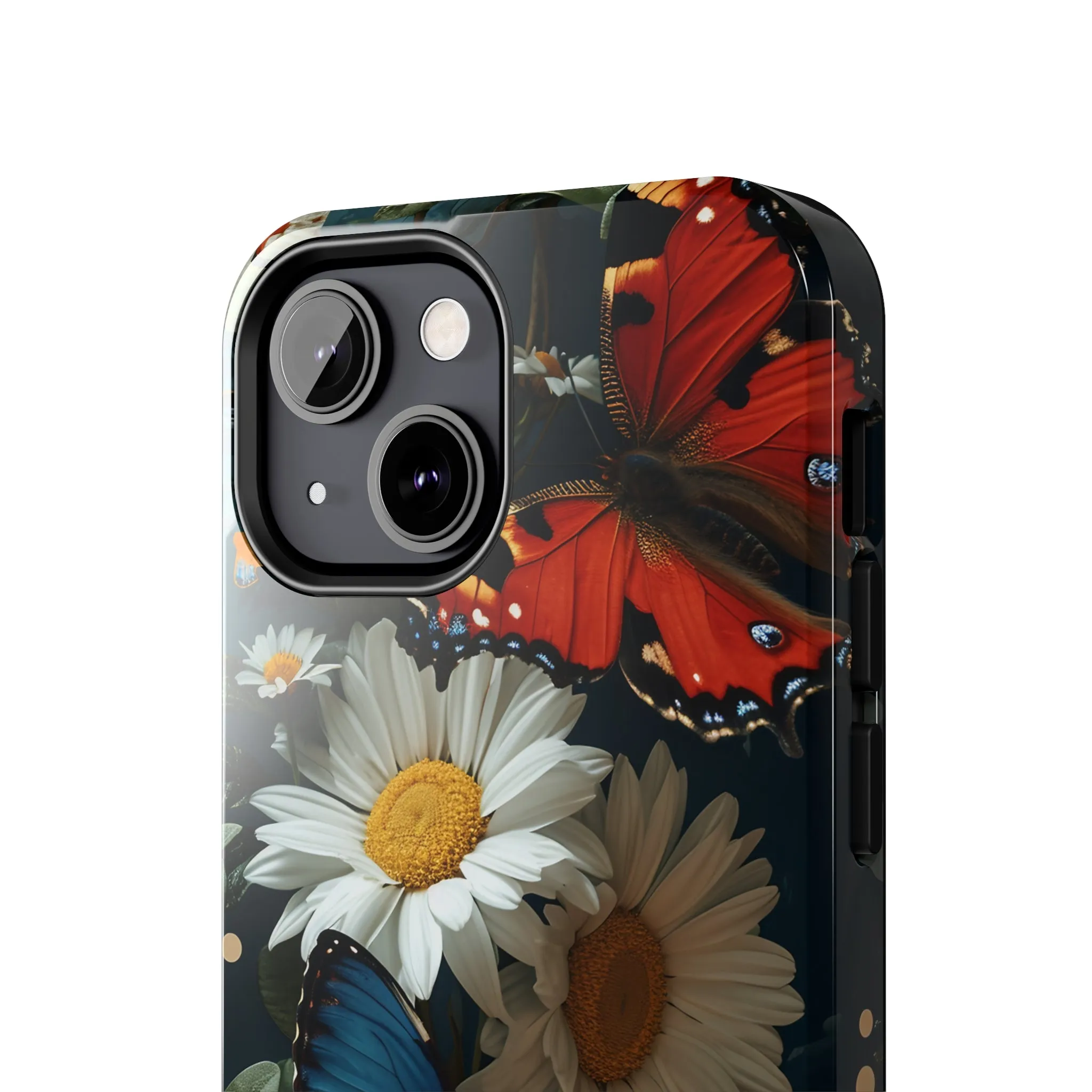 Wildflowers & Butterflies Vibrant Tones Digital print Design Tough Phone Case compatible with a large variety of iPhone models, Phone Case