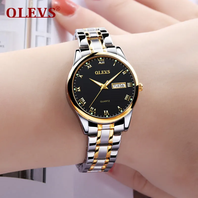 Women Watch  Quartz Watches Waterproof Wristwatch stainless steel Clock