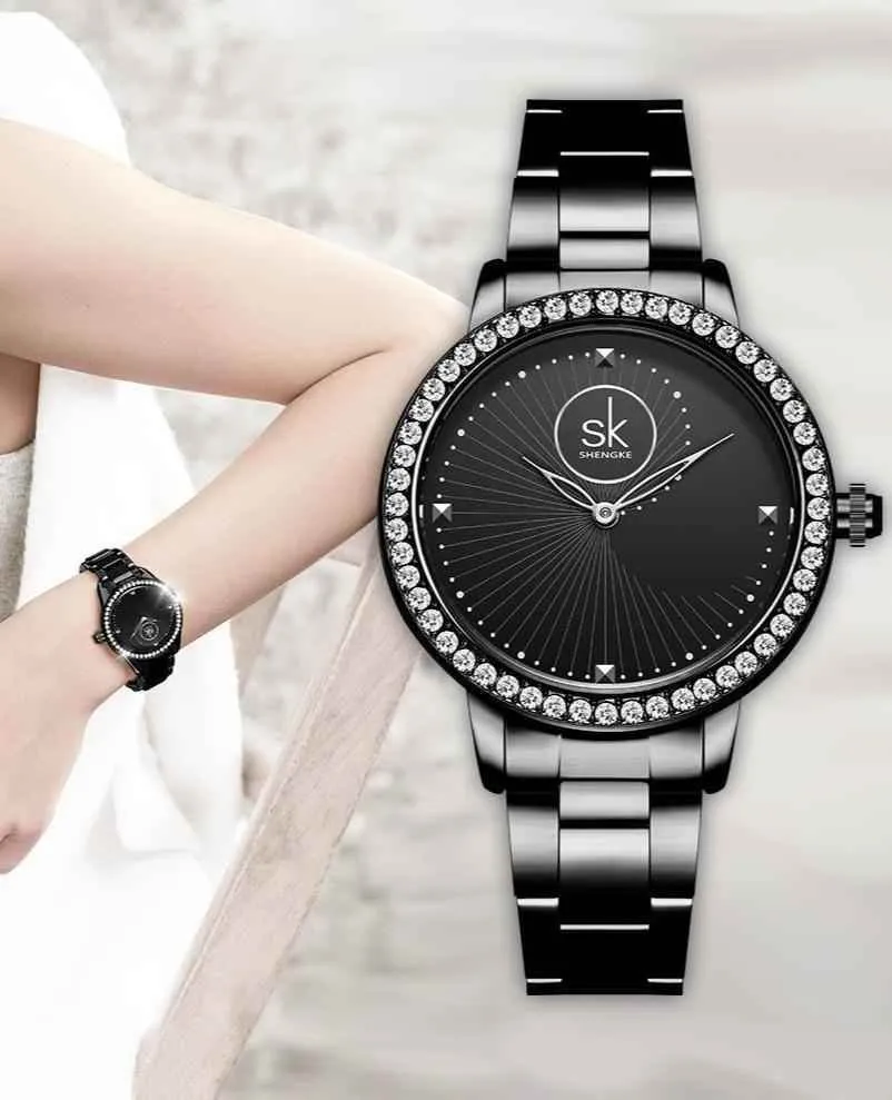 Women's Simple Watches Luxury Diamond Quartz K0111