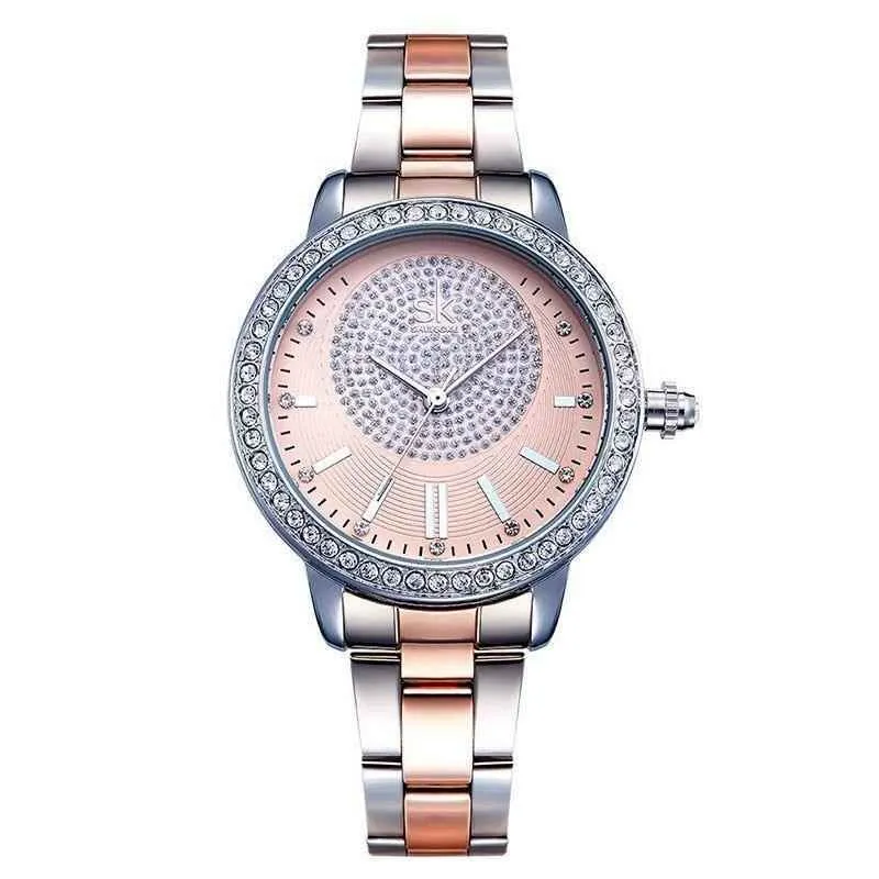 Women's Simple Watches Luxury Diamond Quartz K0111