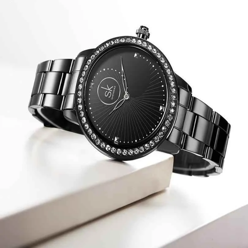 Women's Simple Watches Luxury Diamond Quartz K0111