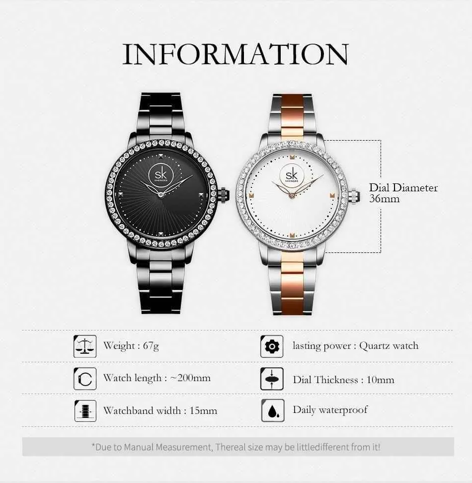 Women's Simple Watches Luxury Diamond Quartz K0111