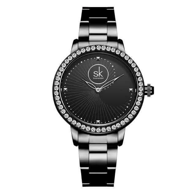 Women's Simple Watches Luxury Diamond Quartz K0111