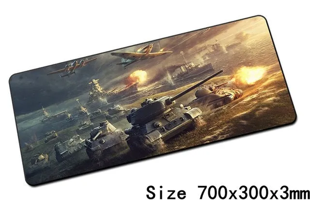 World of tanks mouse pad 700x300x3mm pad mouse notbook computer padmouse hot gaming mousepad gamer to keyboard mouse mats