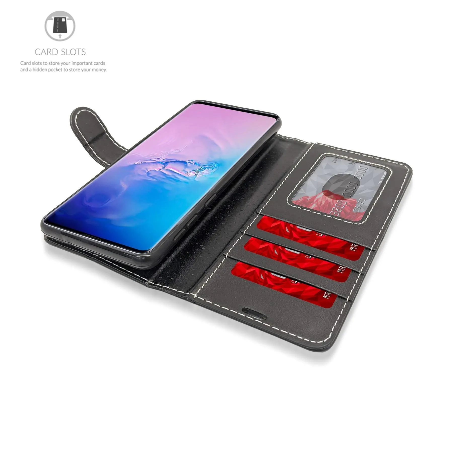 Xiaomi Redmi Note 13 5G Case Cover Flip Folio Leather Wallet Credit Card Slot