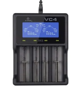 Xtar Vc4sl Battery Charger To Li-Ion / Ni-Mh / Ni-Cd 18650